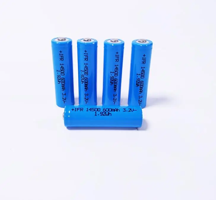 10 шт. LIFR 14500 3 2 V IFR14500 Li-Ion Батарея 600 мА/ч LiFePO4 AA Перезаряжаемые литиевых батарей