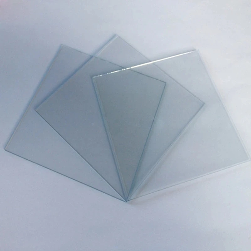 

50x50x1.1mm Less than 20ohm / sq 10pcs laboratory transparent conductive glass Indium Tin Oxide ITO glass