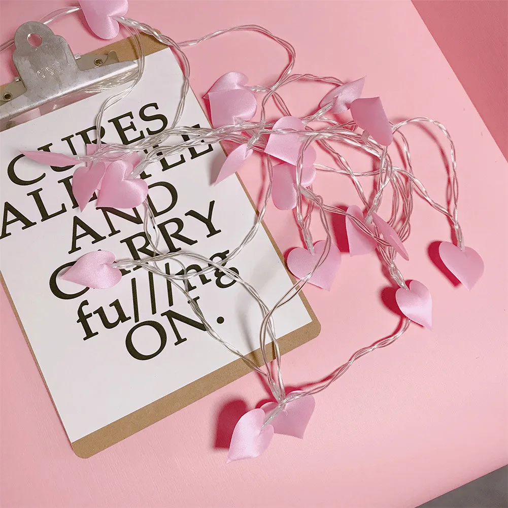 СВЕТОДИОДНАЯ Гирлянда в форме сердца гирлянда для помещений Рождественская