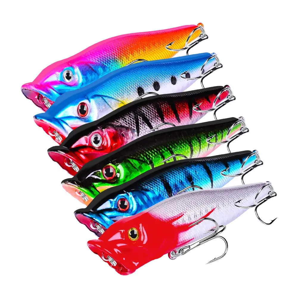 

1PC ABS Popper Plastic Crankbaits Fishing Hard Baits Fishing Accessories Artificial Jerkbait