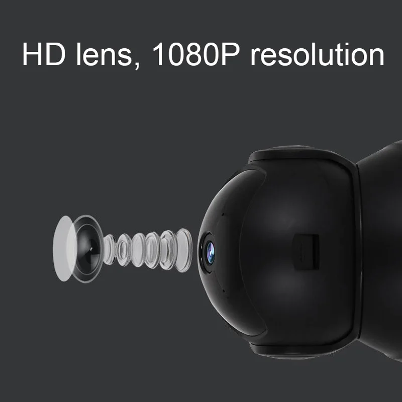 Беспроводная IP-камера видеонаблюдения 2 МП HD Wi-Fi 1080p | Безопасность и защита