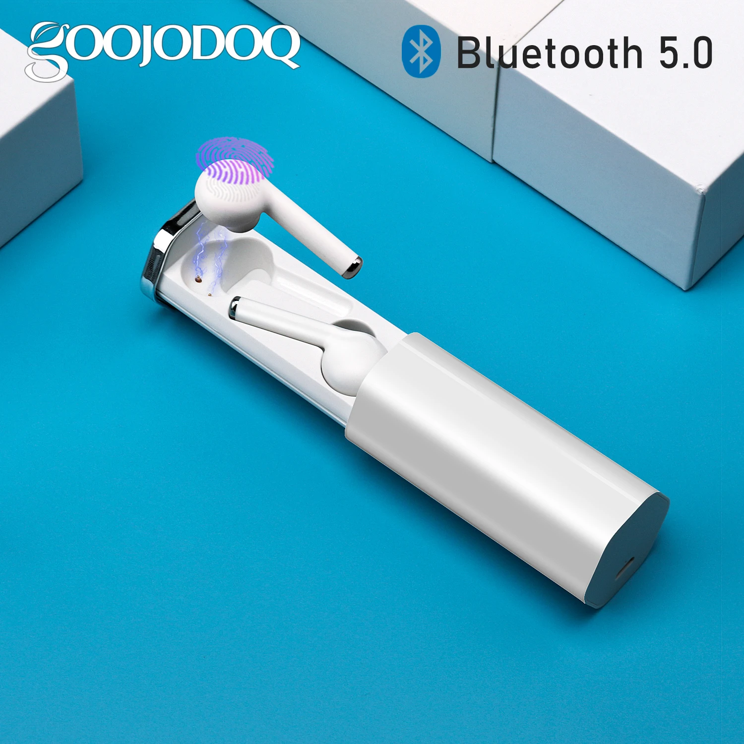 5 0 Bluetooth наушники TWS Беспроводные стерео с микрофоном в ухо спортивные