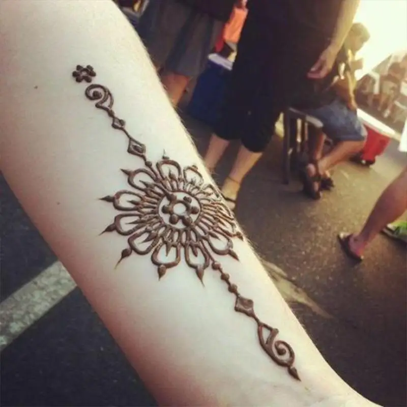 1Pcs Indian Henna Tattoo Paste Cone Body Paint Temporary Mehndi body art Sticker | Красота и здоровье