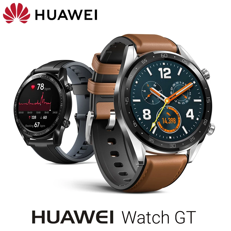 Смарт часы huawei GT глобальная Версия gps 14 дней работы от батареи 5 АТМ