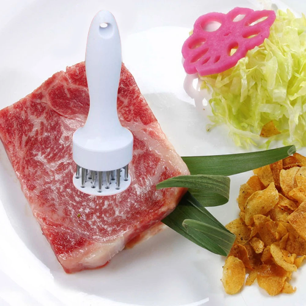 Pro Sharp нержавеющая сталь Мясо Tenderizer Pin Иглы зубец шеф повара кухонный инструмент