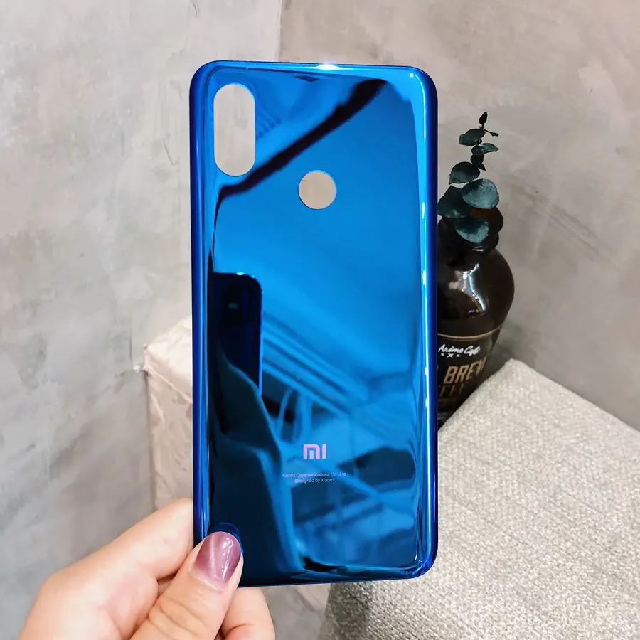 Mi8 Blue Для Xiaomi Mi 8 крышка батареи Задняя стеклянная задняя дверь корпус чехол для Xiaomi Mi 8 SE крышка батареи 8SE 8 Lite Explorer Pro замена - Цвет: Mi8 Blue