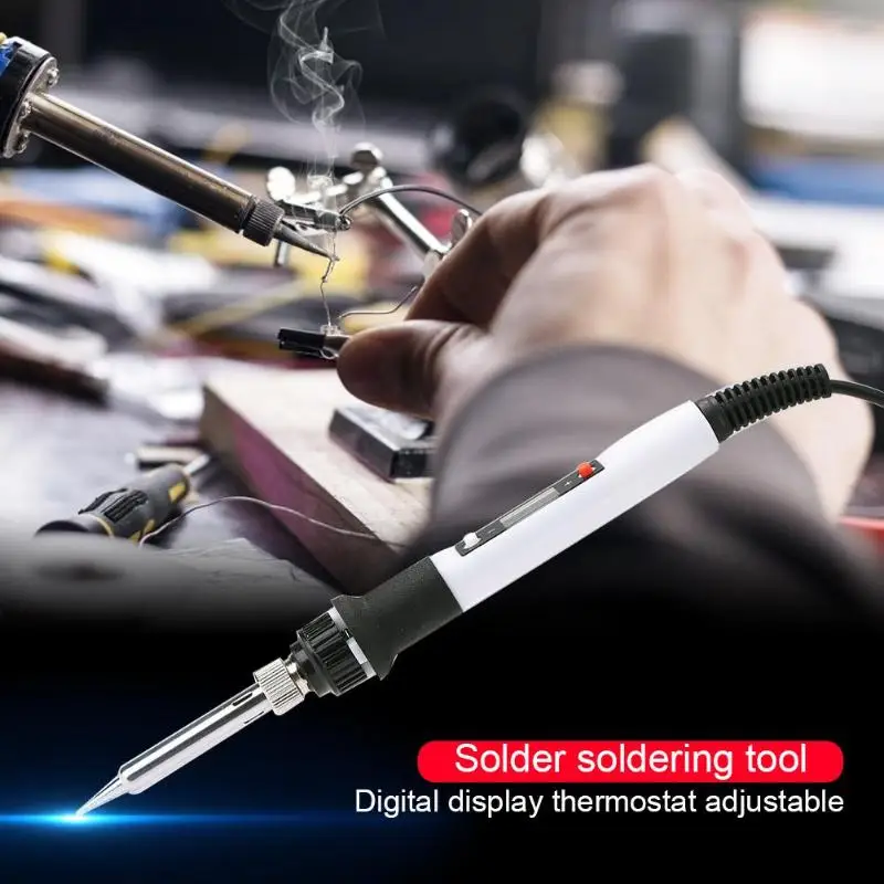 Электрический паяльник паяльная станция с регулируемой температурой 60 Вт/80 Вт 220