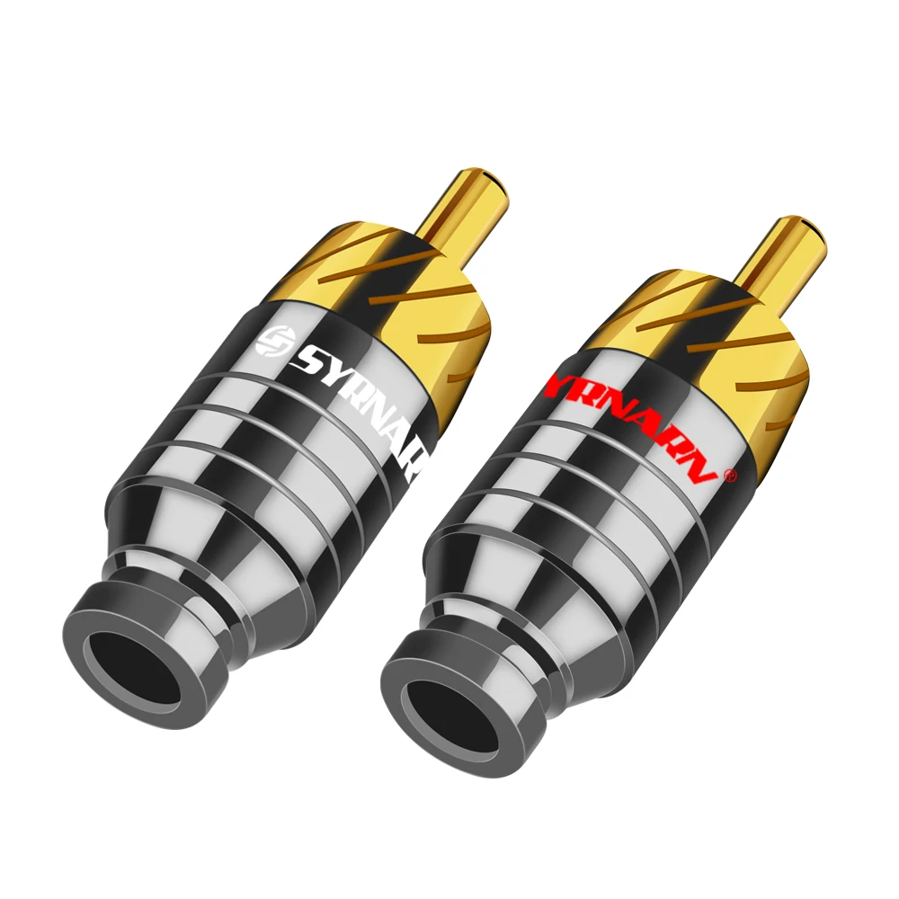 Роскошный паяльный разъем RCA 10 шт./лот для динамика аудио выход/вход адаптер