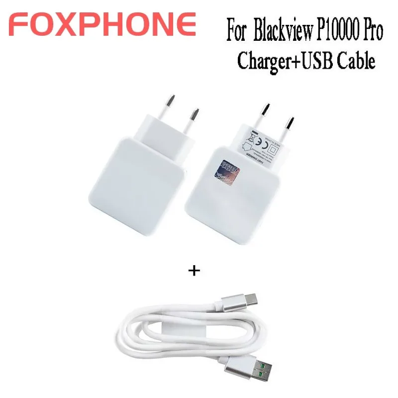Оригинальный USB кабель Blackview P10000 Pro 5 в 5A быстрая зарядка адаптер Сменная головка