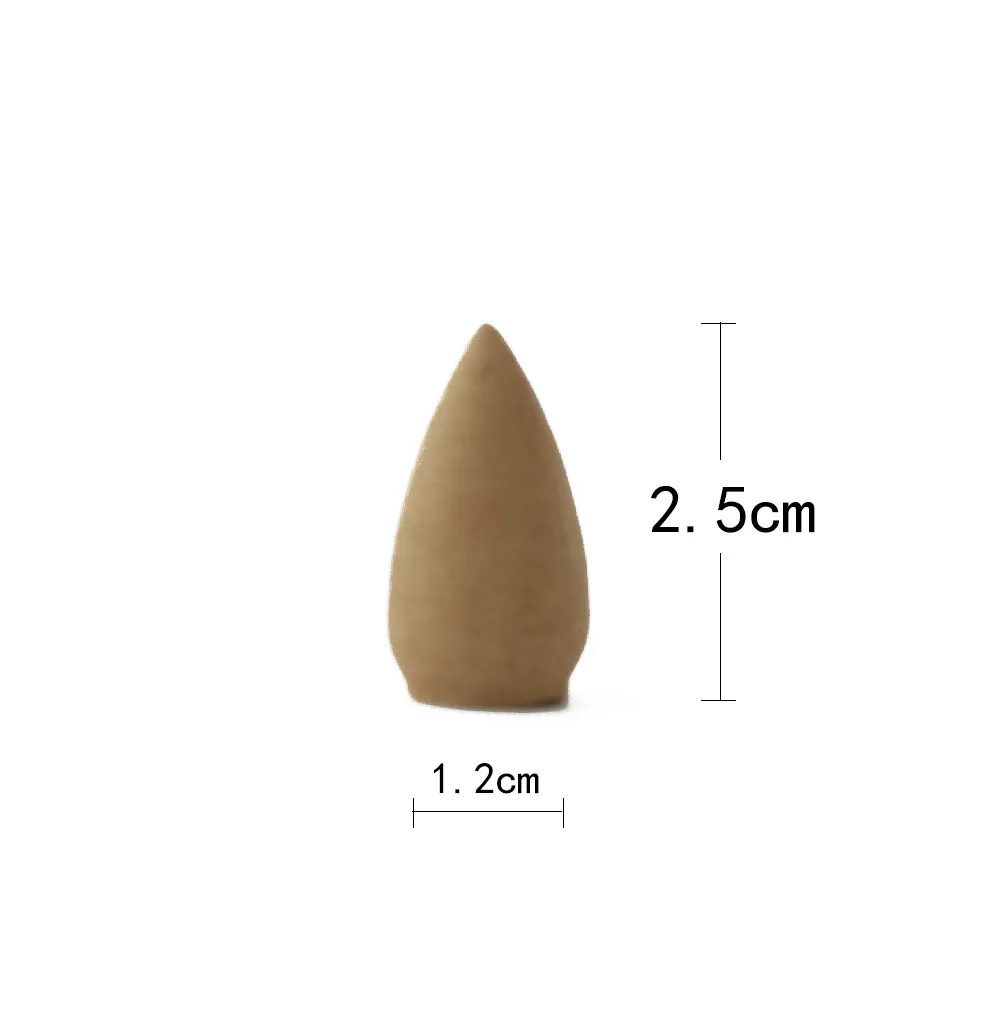 Задний поток сандалового дерева ладан водопад конусы качество аромат приятный