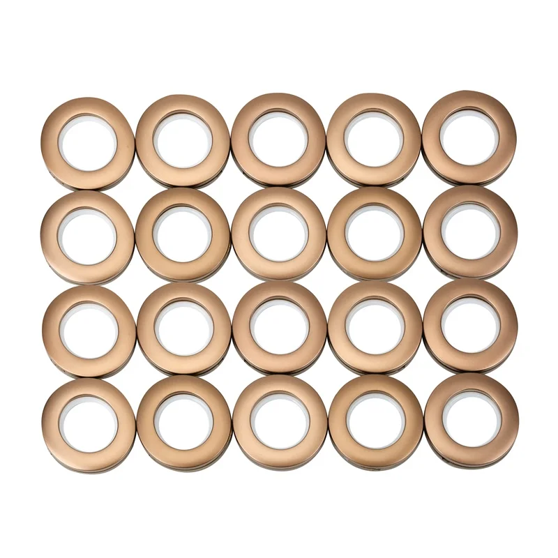 

32pcs/set ABS Bath Curtain Rings Window Shower Home Decoration Curtain Hooks Glide Rings Eyelets Convenient Home Accessories
