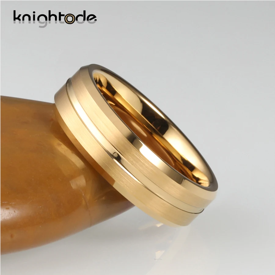 Обручальное кольцо из карбида вольфрама 6/8 мм обручальное для мужчин и женщин