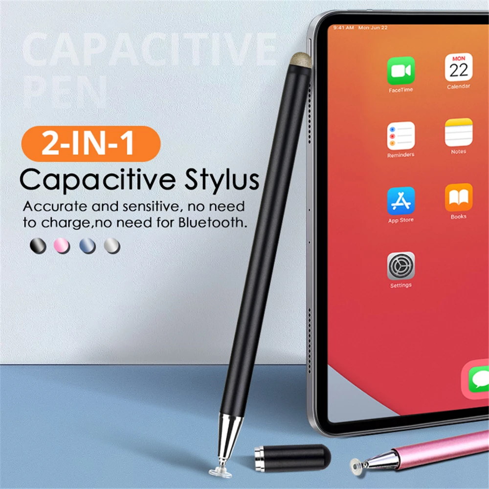 

Universal2 in 1 Stylus Drawing Tablet Pen Capacitive Screen Touch Pen Suitable for Mobile Android Phone Smart Pencil Accessories