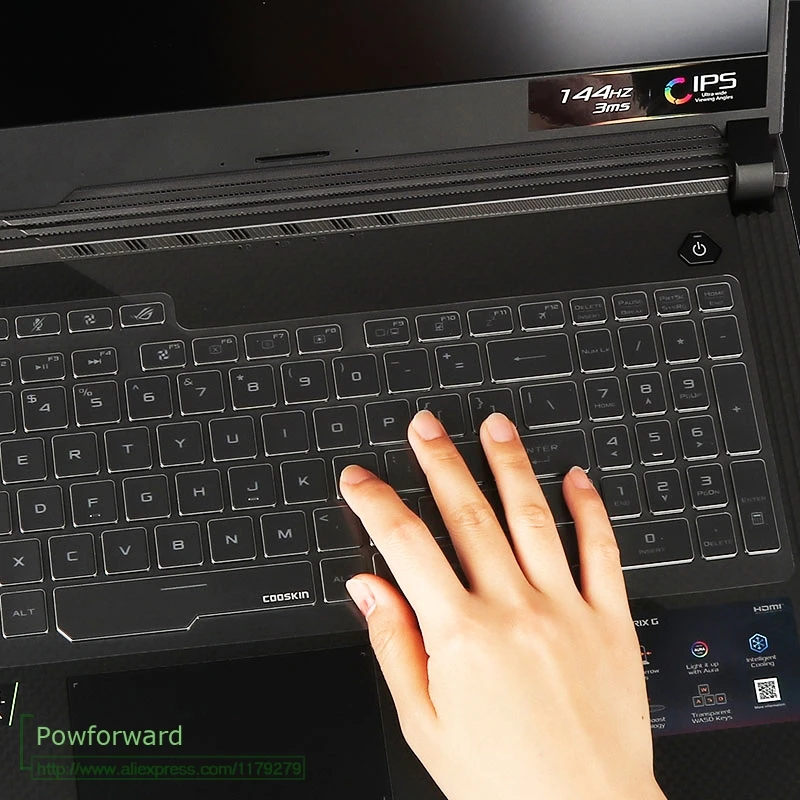 TPU Прозрачный чехол с клавиатурой для ASUS ROG Strix G G731GV G731GW G731GT G731GU 731 GW GT GU 17 3 дюймовый