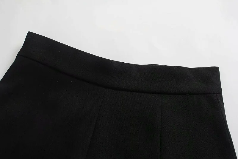 

Toppies Black Suit Shorts Button High Waist Bermuda Shorts Women Streetwear 2021 Fashion Female Bottoms