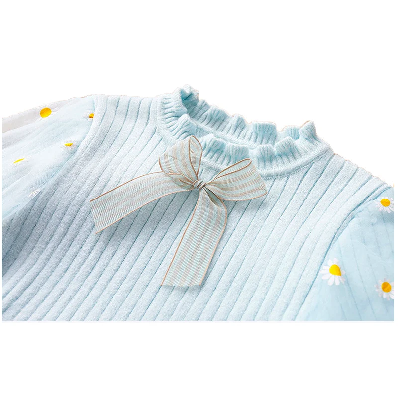 

Kids Children Girls Sweater Knitting Dress Long Sleeve Winter Clothing Princess Dress