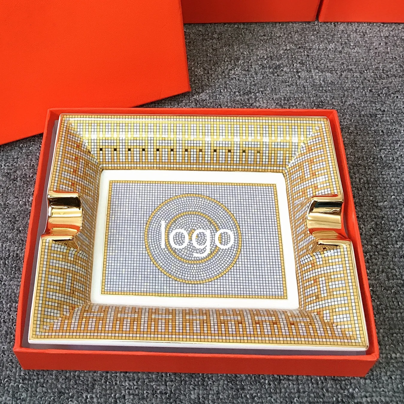 Пепельница керамическая в европейском стиле модная простая домашняя креативная