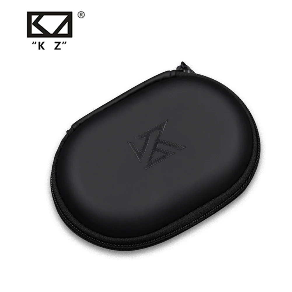 

Earphone Cover Case Oval Storage Bag Headphone PU Box Handheld Holder Stand Organizer Bracket For KZ AS10 ZS10 ZST ES4 EDR1 ED9