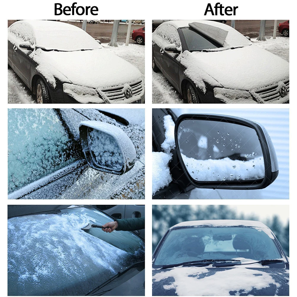 

Car Waterproof UV Protection Sunshade Winter Snow Magnetic Windshield Cover