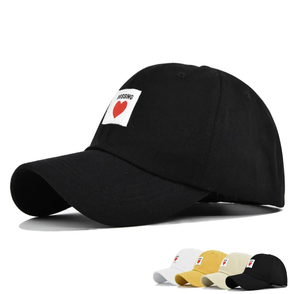 

New fashion baseball cap Embroidery Letter love couple hat Brand Hip hop Gorras Vintage Hat Cap