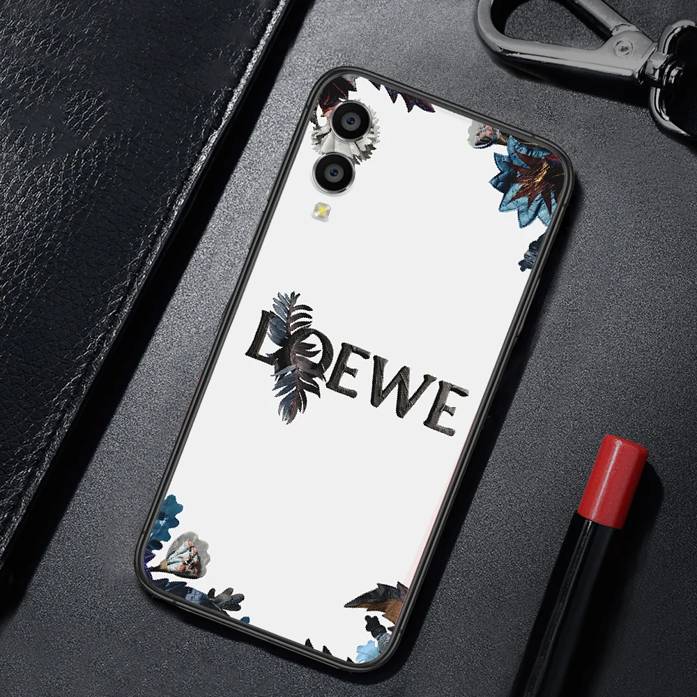 

Spanish Luxury Brands Loewee Phone Case For Huawei Honor 6A 7A 7C 8 8A 8X 9 9X 10 10i 20 Lite Pro Play black Back Tpu Shell