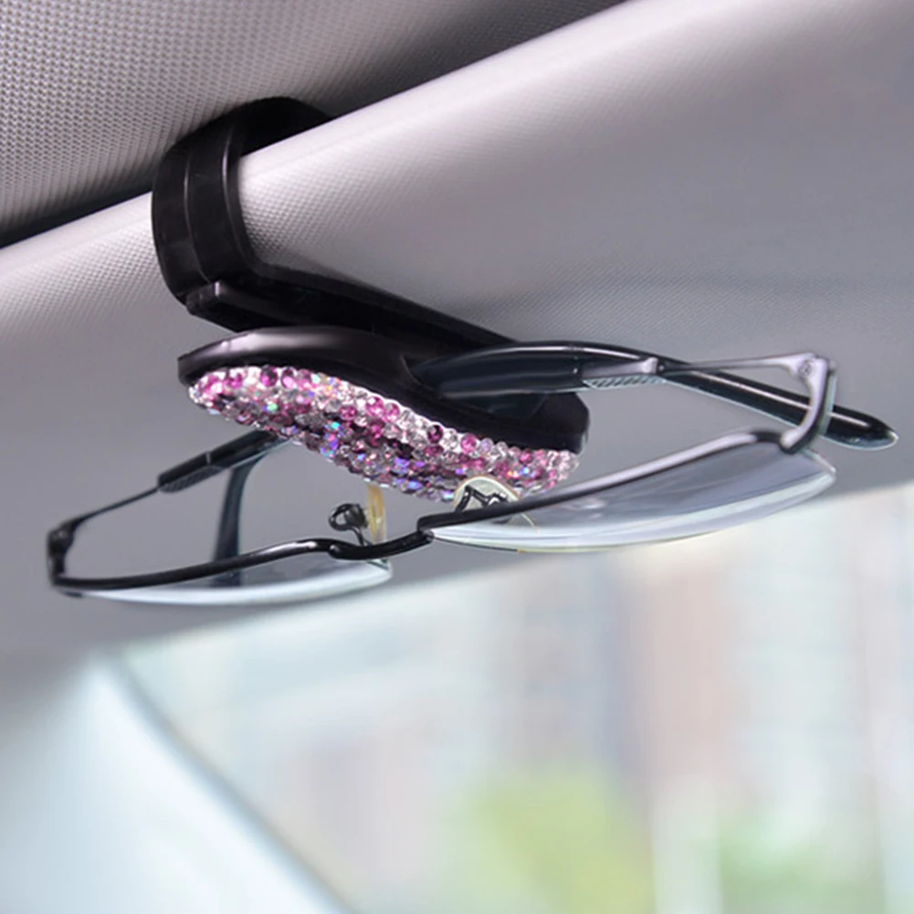 Автомобильный Блестящий Алмазный Профессиональный Кристальный зажим для