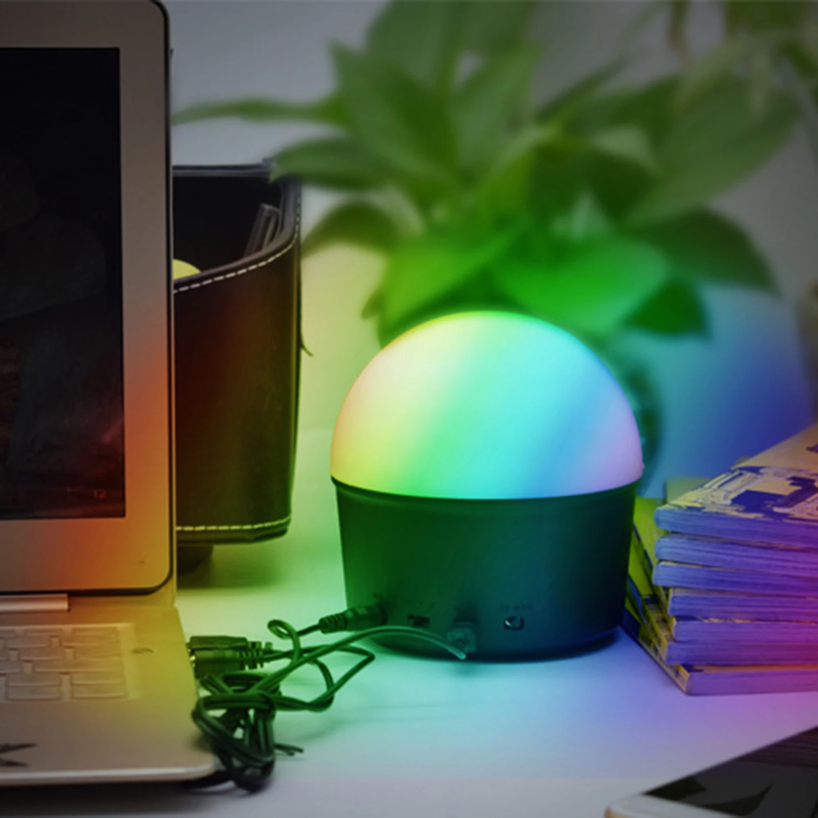 

Portable Voice Control 9 Colors LED Ball Light Stage Lights For Indoor Birthday DJ Bar Xmas Wedding Wireless Party Music Lamp