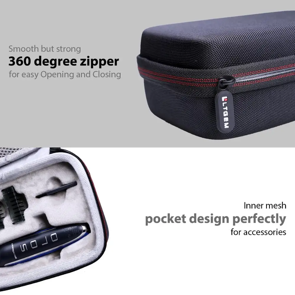 LTGEM Black EVA Hard Case for Micro Touch SOLO Rechargeable Full Body Trimmer and Shaver | Электроника