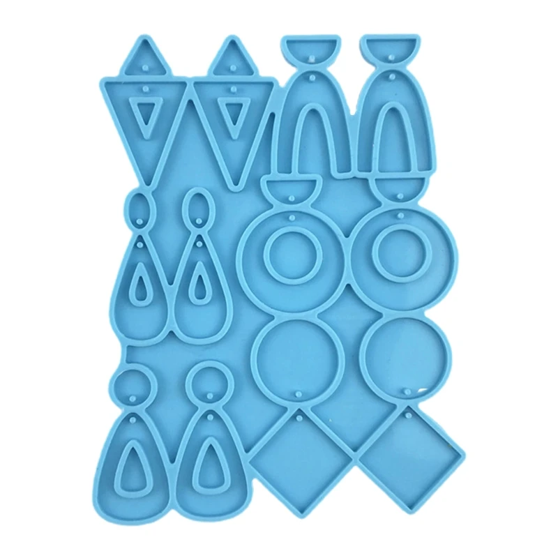 

Earrings Epoxy Resin Mold Ear Studs Dangle Casting Silicone Mould DIY Crafts Jewelry Pendants Making Tool