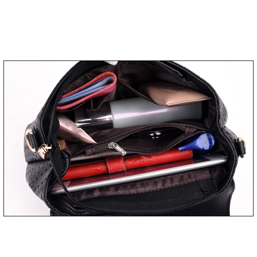 Новая женская сумка на одно плечо диагональная простая модная кожаная