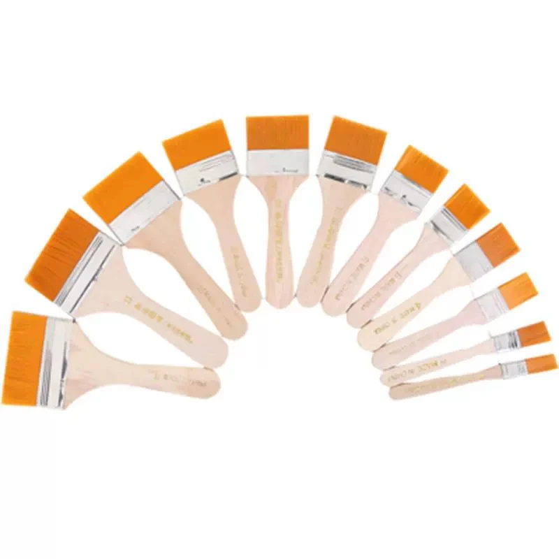 

Nylon Scrubbing/Artboard/Board/Plate Brush 12pcs Acrylic/Gouache/Oil Painting Brush Paint/Shading Brush Coloring Soft Flexible
