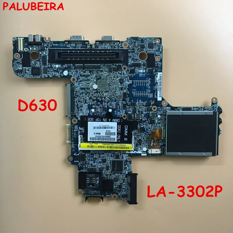 PALUBEIRA для Dell Latitude D630 Материнская плата ноутбука 965PM DDR2 Quadro NVS 135M CN-0R872J 0R872J CN-0PN302 0PN302 0PN302