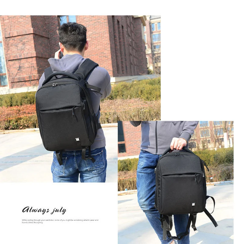 new arrival backpack shoulder bags with compartments for canon nikon sony dslr camera lens tripod accessories free global shipping