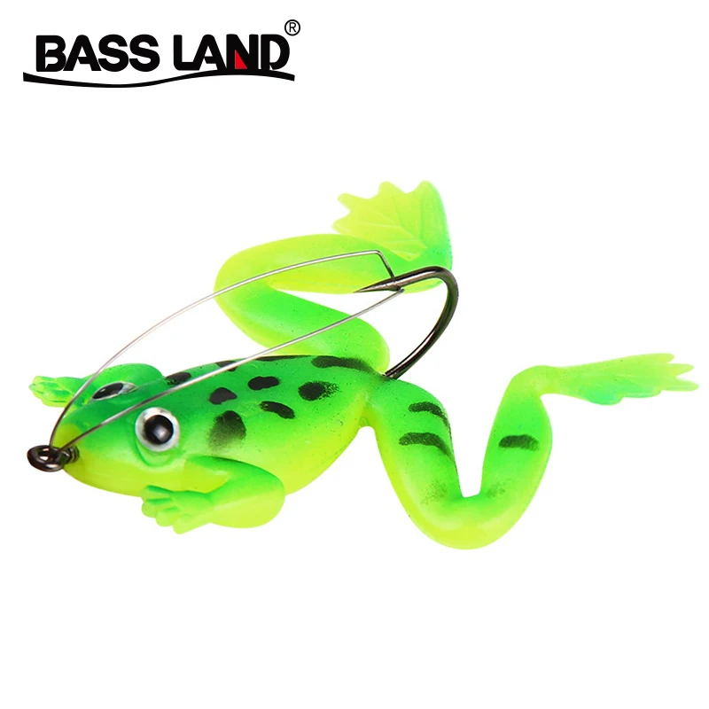 Мягкая приманка Bassland Frog высокое качество 5 2 г 6 см приманки для насекомых 4/шт