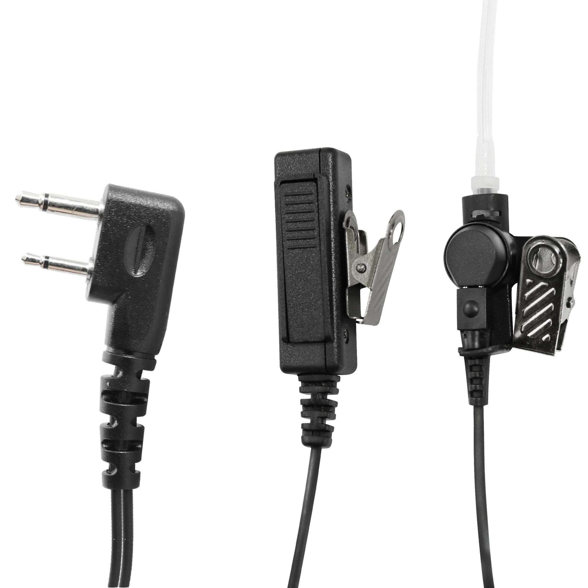 2-wire Surveillance Kit Headset Earpiece for F3001 IC-F3002 IC-F3003 IC-F3011 IC- F4011 IC-F25 IC-V80E IC-V82 IC-V85 F24 Radio