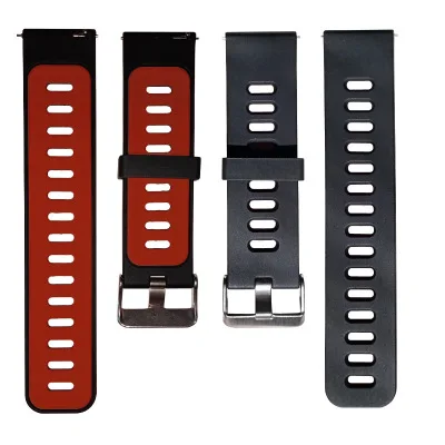 1 Спортивный ремешок для Huami Amazfit Pace Stratos 3 2 2S Аксессуары для умных часов Силиконовый Браслет ремешок для Amazfit GTR 47 мм ремешок - Цвет: 1