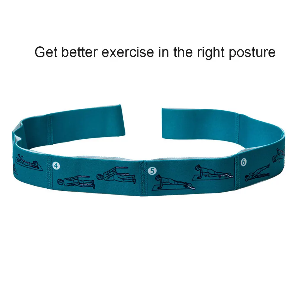 

New Sport Yoga Stretch Strap Resistance Elastic Belt for Waist Leg Fitness Training XD88