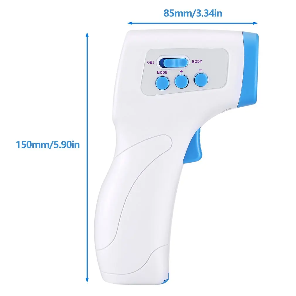 

Non Contact Infrared Forehead Thermometer for Fever Body Thermometer and Surface Thermometer 2 in 1 Dual Thermometer