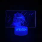 Лампа с 3D изображением MASS EFFECT, управление смартфоном, 16 цветов, атмосфера для вечеринок, прикроватная лампа для спальни, подарок для друзей и фанатов