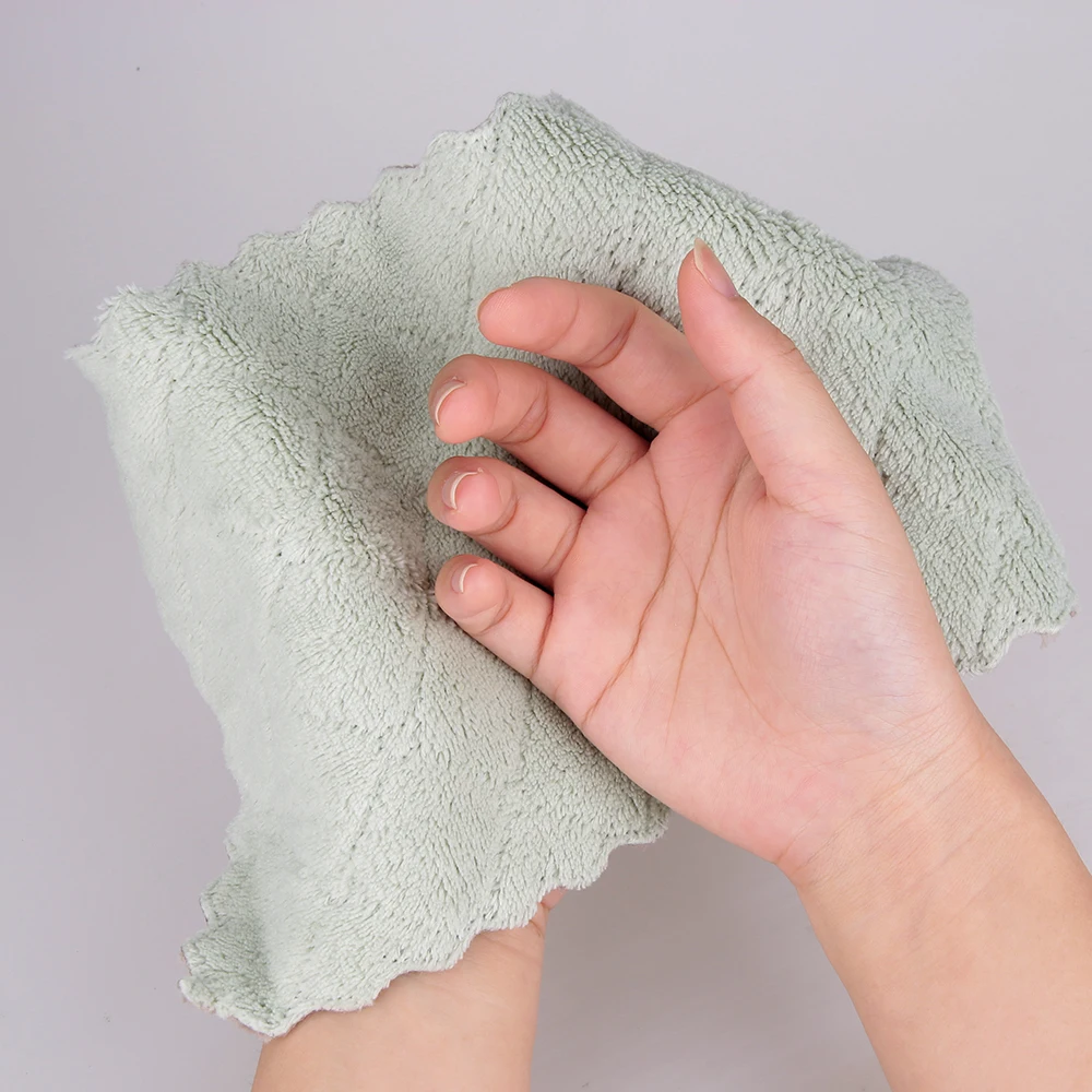 8pcs Home Super Absorbent Microfiber Towels Kitchen Thicker Wipe Dish Cloth for Cleaning Table Tableware Clean Towel | Дом и сад