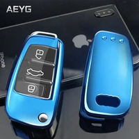 soft tpu car smart key case cover shell for audi a1 a3 a4 a5 c5 c6 8l 8p b6 b7 b8 rs3 q3 q7 tt 8v s3 rs sline r8 s6 accessories