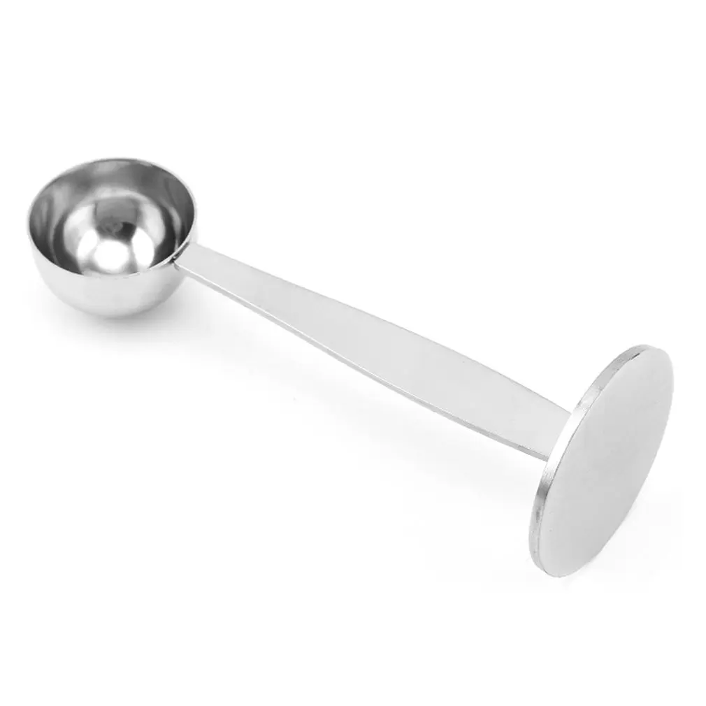 

2 In 1 Coffee Spoon 10g Standard Measuring Spoon Dual-use Bean Scoop Powder Press Scoop Coffee Machine Accessories Kitchen Tools
