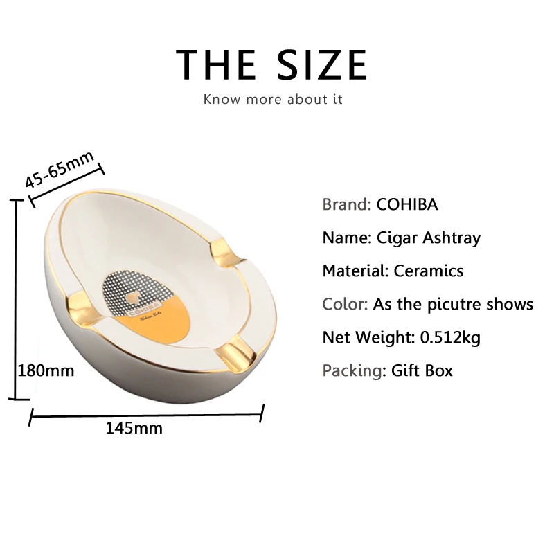 Металлическая пепельница аксессуары для сигар круглый 3 держатель сигарета