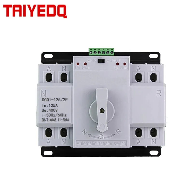 

Ats 2P Dual Power Automatic Transfer Switch Circuit Breaker MCB 2P/220V AC 16A 20A 25A 32A 40A 50A 60A 63A 80A 100A 125A