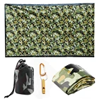 Укрытие для экстренных ситуаций на открытом воздухе, водонепроницаемое тепловое одеяло, спальный мешок для кемпинга, аварийный мешок, коврик для оказания первой помощи, одеяло для выживания