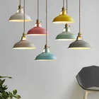 Креативный Ретро подвесной светильник в стиле индастриал, цветной, для ресторана, кухни, винтажный, комнатный подвесной светильник, декоративные лампы