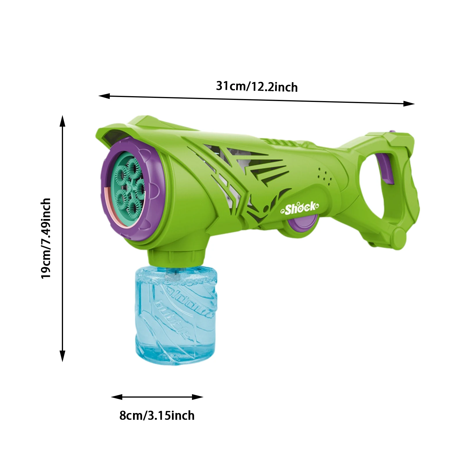 

1PC Summer Magic Bubble Blower Machine Electric Automatic Bubble Maker Gun Summer Outdoor Toys Bubble Funny Children Toys Gifts