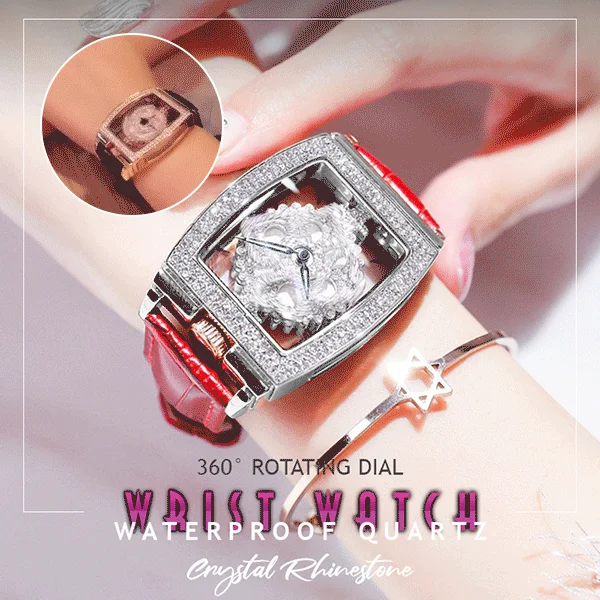 

2021 New Women's Watch Casual Dress Ladies Watch Fashion Waterproof Steel Quartz Wrist Watches Revolving Watch Dropshipping