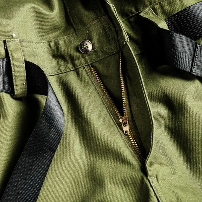 Fashion Mens Hip Hop One Piece Cargo Jumpsuit Long Sleeve Streetwear Man Joggers Bib Overalls Sashes Pockets Work Rompers Pants | Мужская