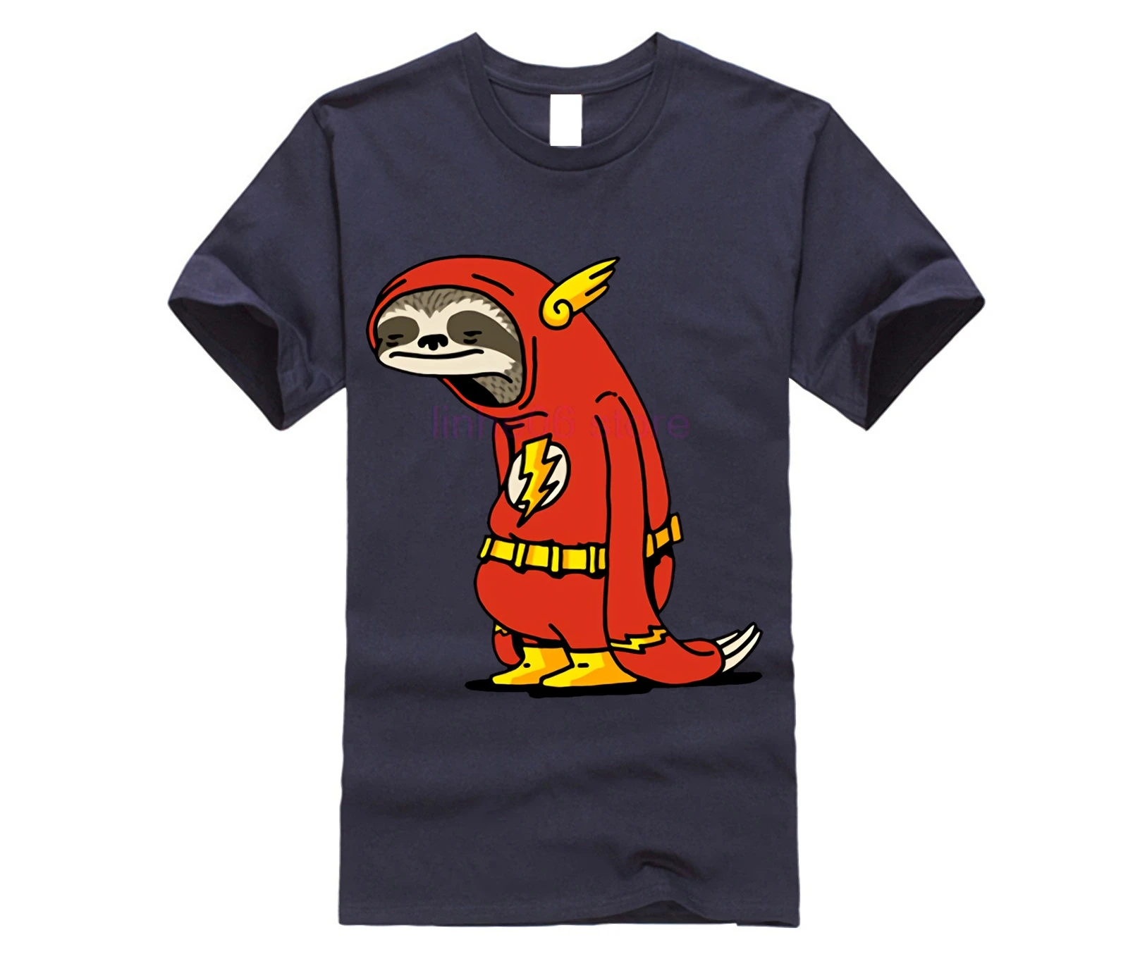 Забавные футболки с надписью The Flash Мужская нейтральная Футболка мужская красная